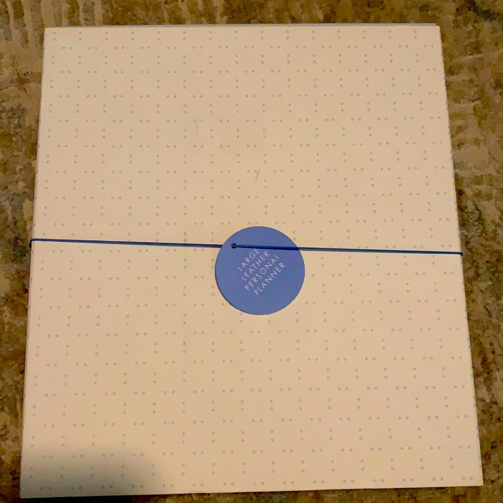 Kikki K Ice Blue Perforated Large Personal Planner